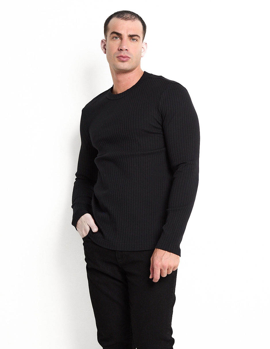 Playera cuello redondo para hombre