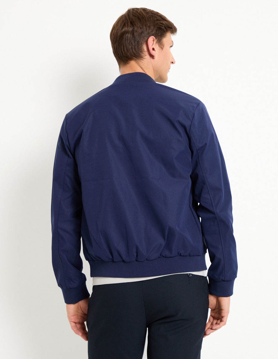 Chamarra bomber con bolsillos para hombre 2