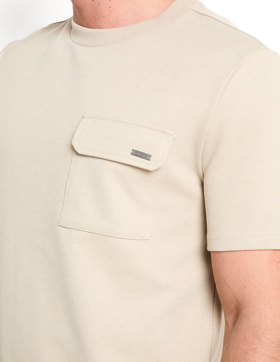 Playera cuello redondo para hombre 4