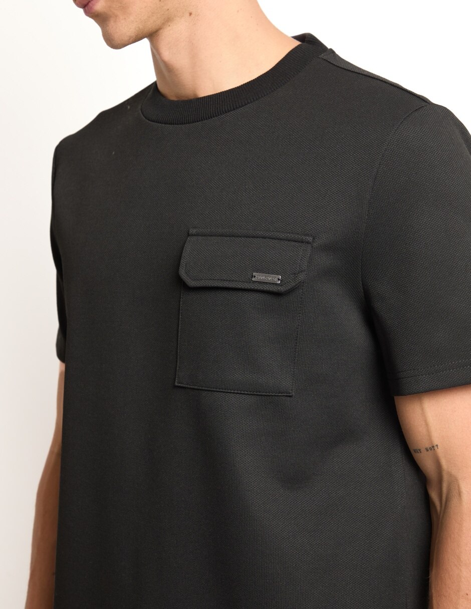 Playera cuello redondo para hombre 4