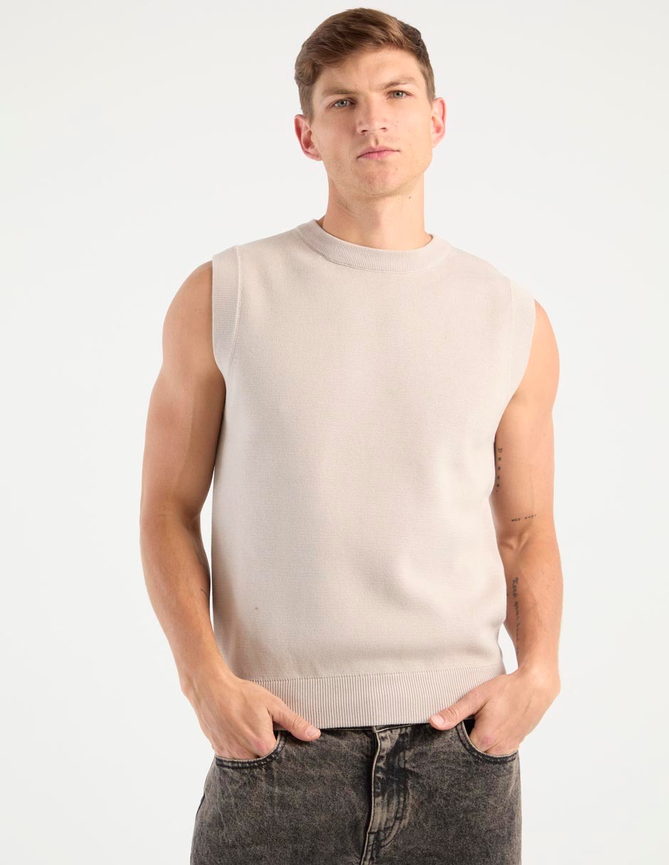 Chaleco tejido para hombre Chaleco tejido para hombre