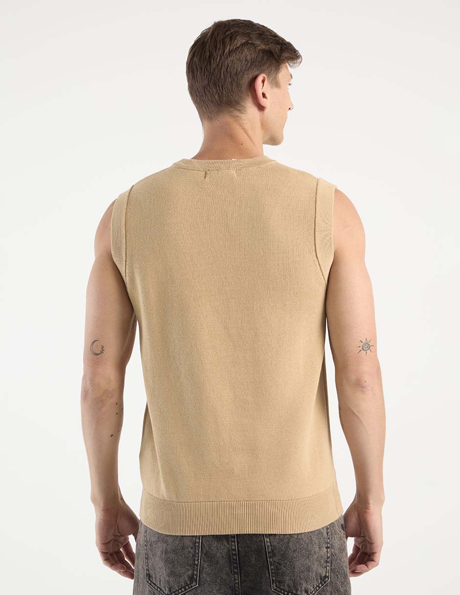 Chaleco tejido para hombre 2