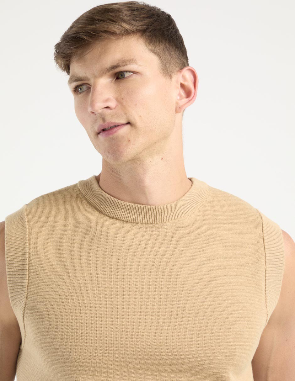 Chaleco tejido para hombre 4