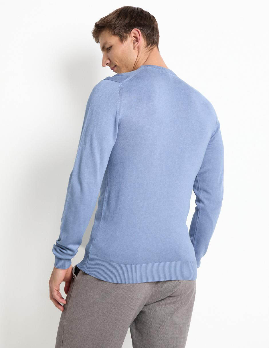 Suéter cuello redondo para hombre 4