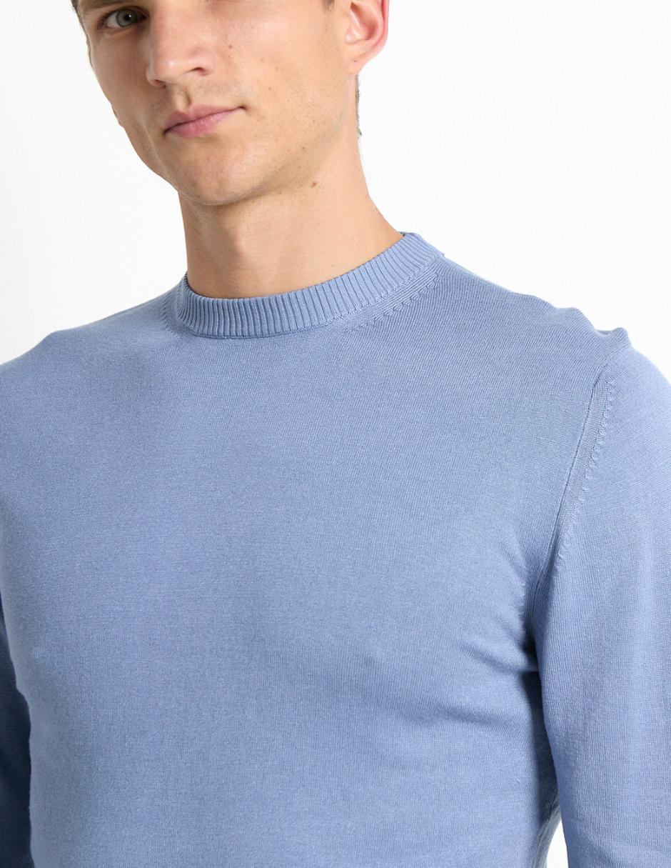 Suéter cuello redondo para hombre 2
