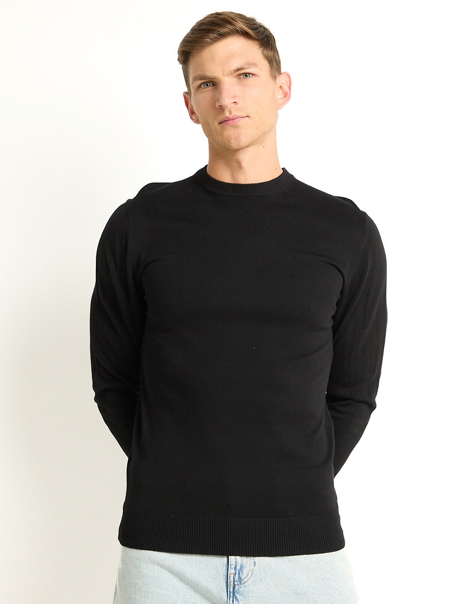 Suéter cuello redondo para hombre