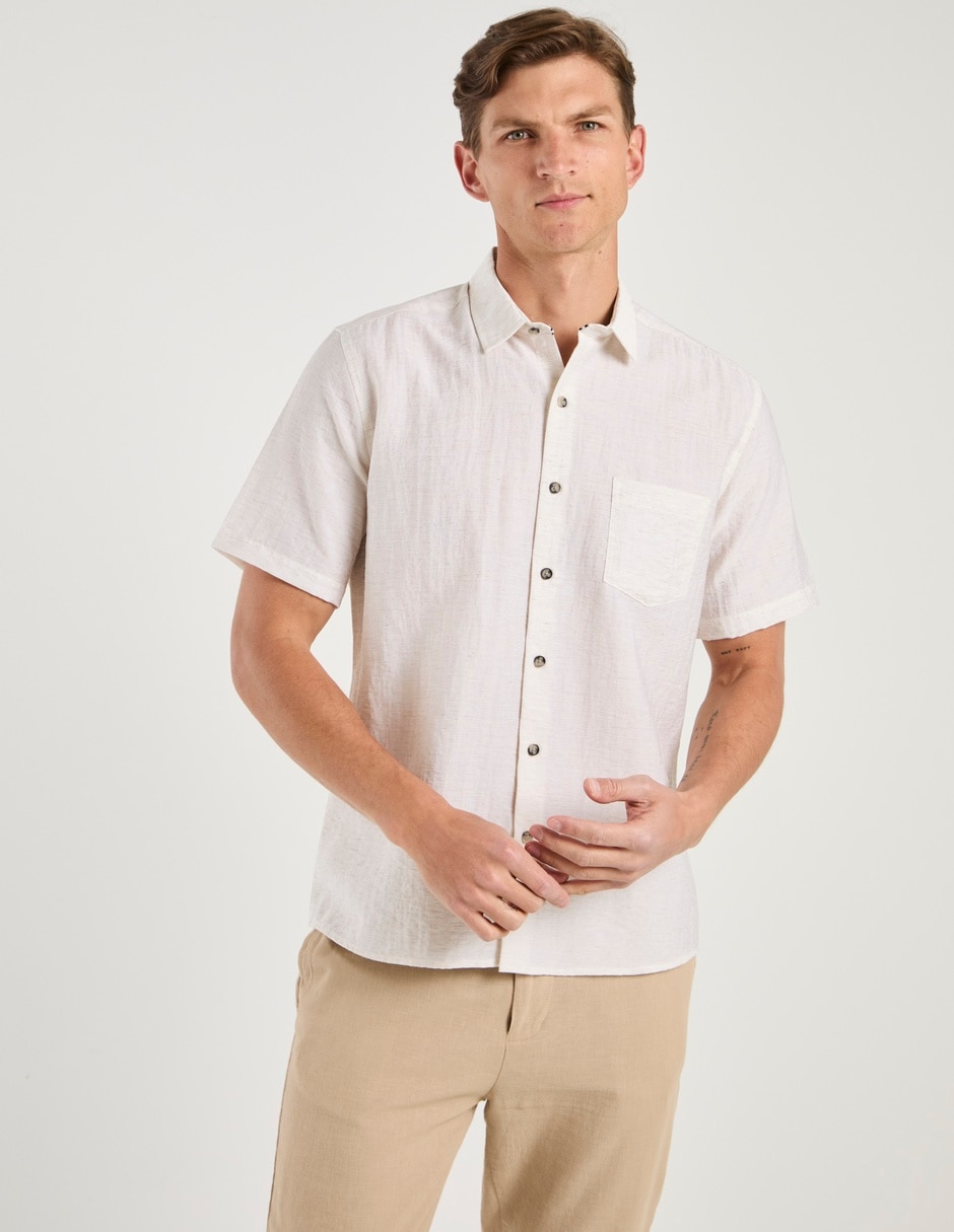 Camisa casual manga corta para hombre Camisa casual manga corta para hombre