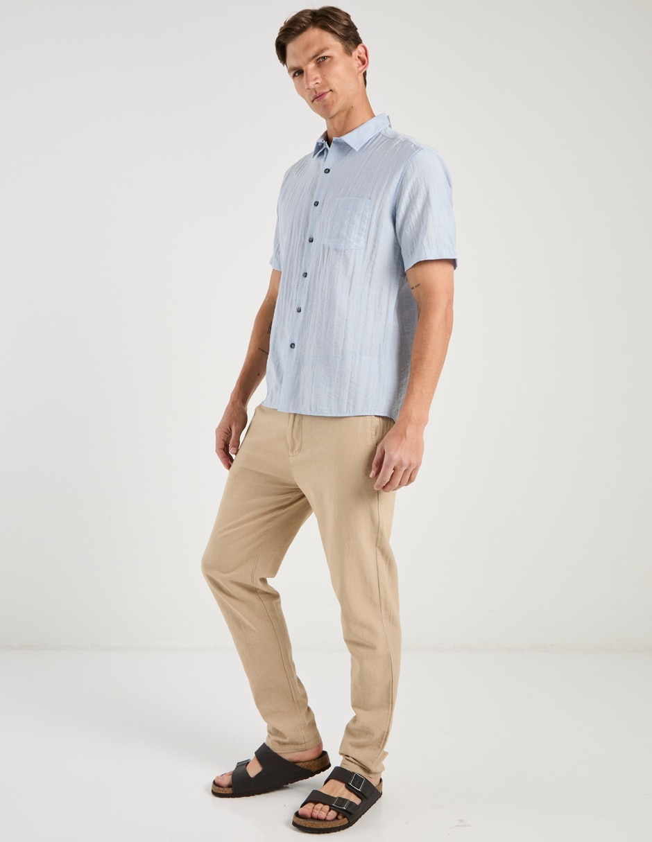 Camisa casual manga corta para hombre 3