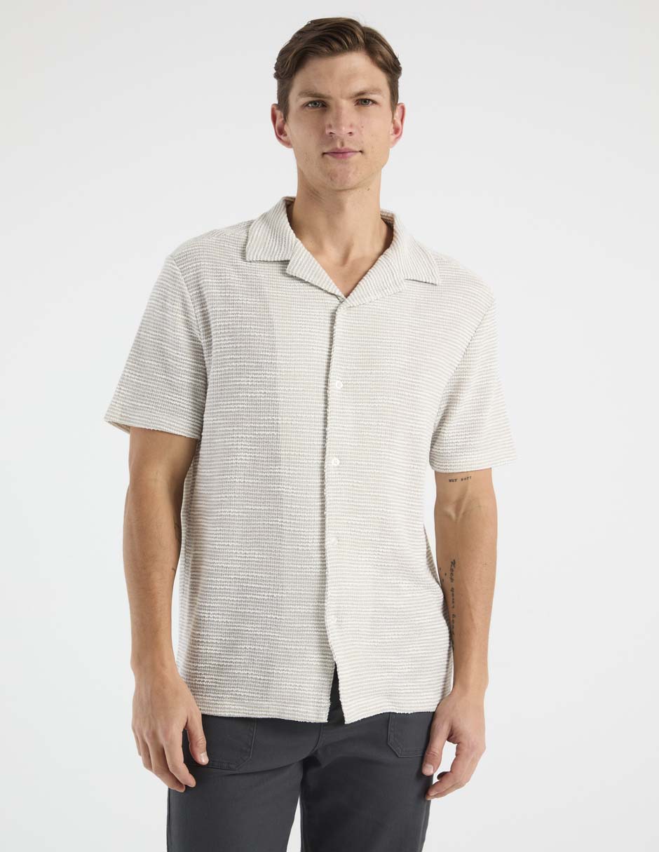 Camisa casual manga corta para hombre Camisa casual manga corta para hombre