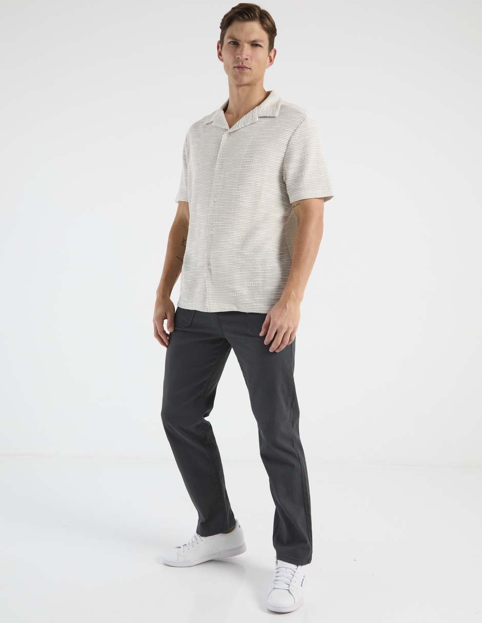 Camisa casual manga corta para hombre 3