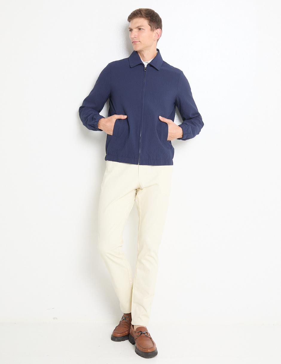 Chamarra casual con bolsillos para hombre 3