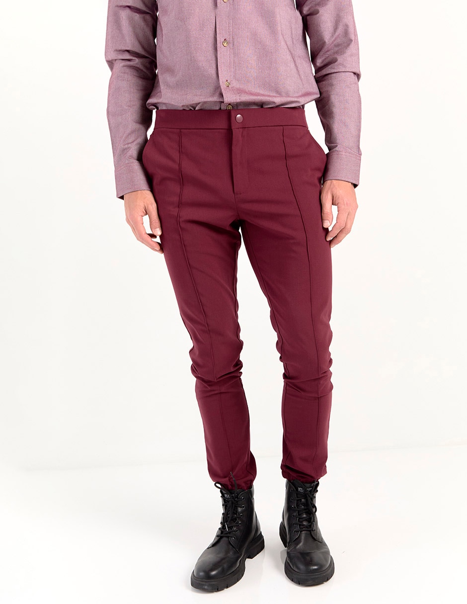 Pantalón casual jogger regular de algodón para hombre 1