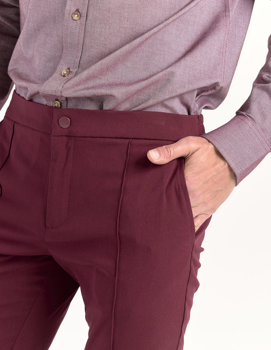 Pantalón casual jogger regular de algodón para hombre 4