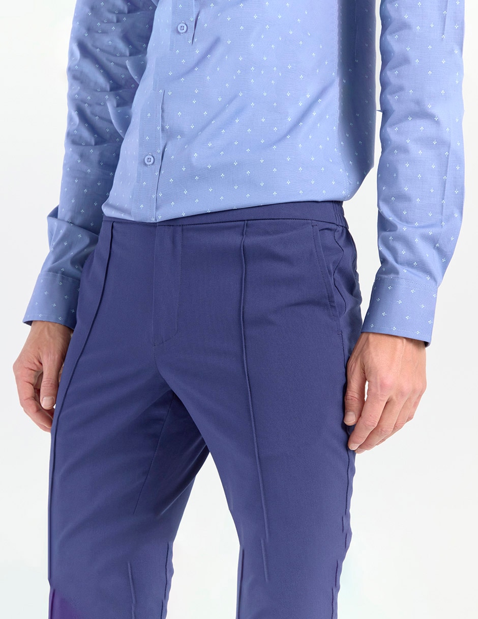 Pantalón casual jogger regular Contempo de algodón para hombre