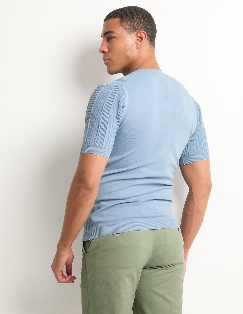 Playera cuello redondo para hombre 2