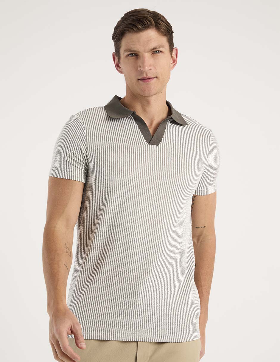 Playera tipo polo para hombre