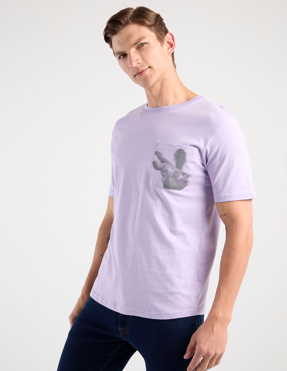 Playera cuello redondo para hombre 1