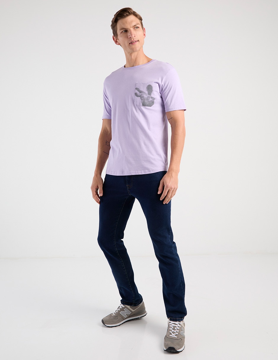 Playera cuello redondo para hombre 4