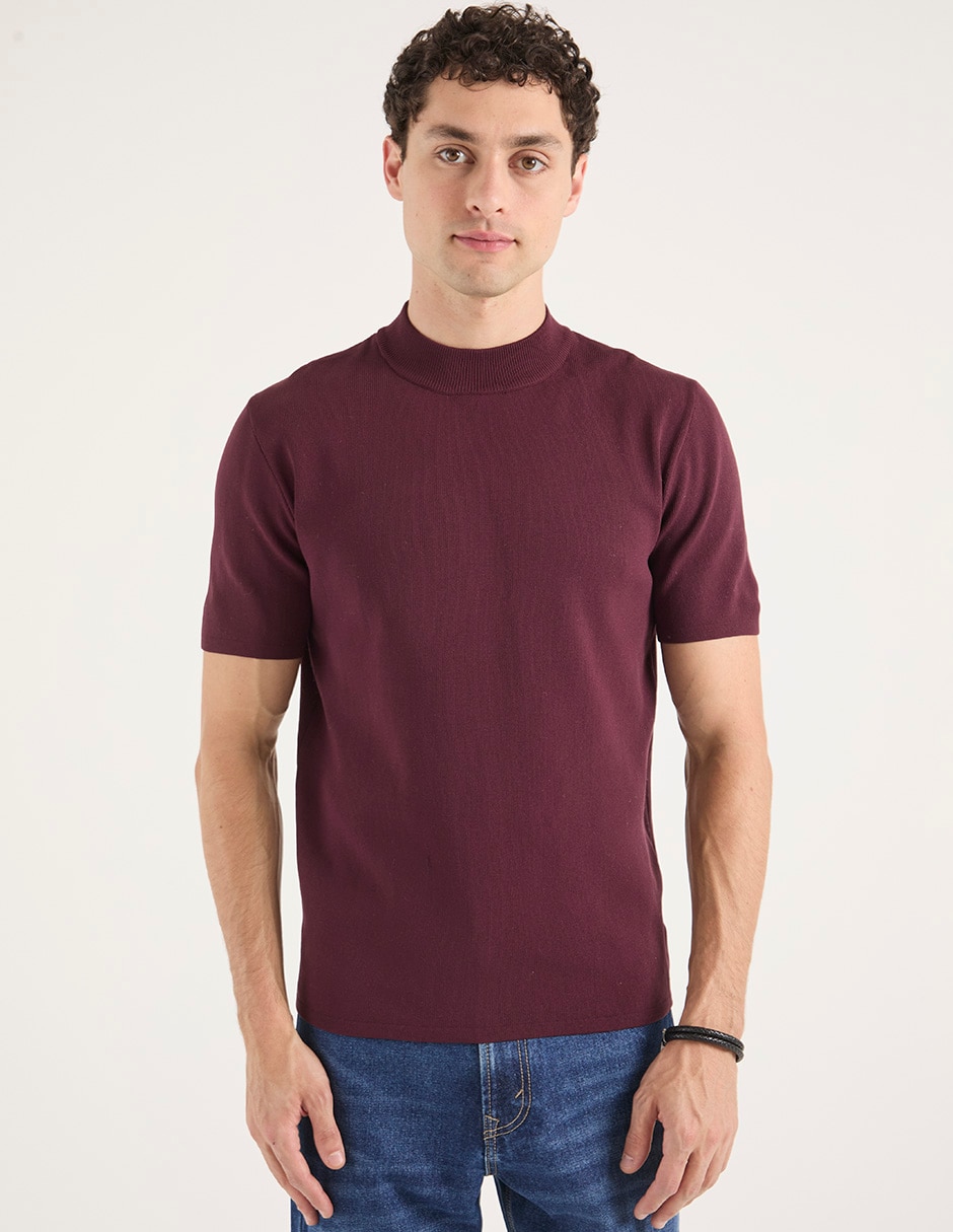 Playera cuello alto para hombre Playera cuello alto para hombre