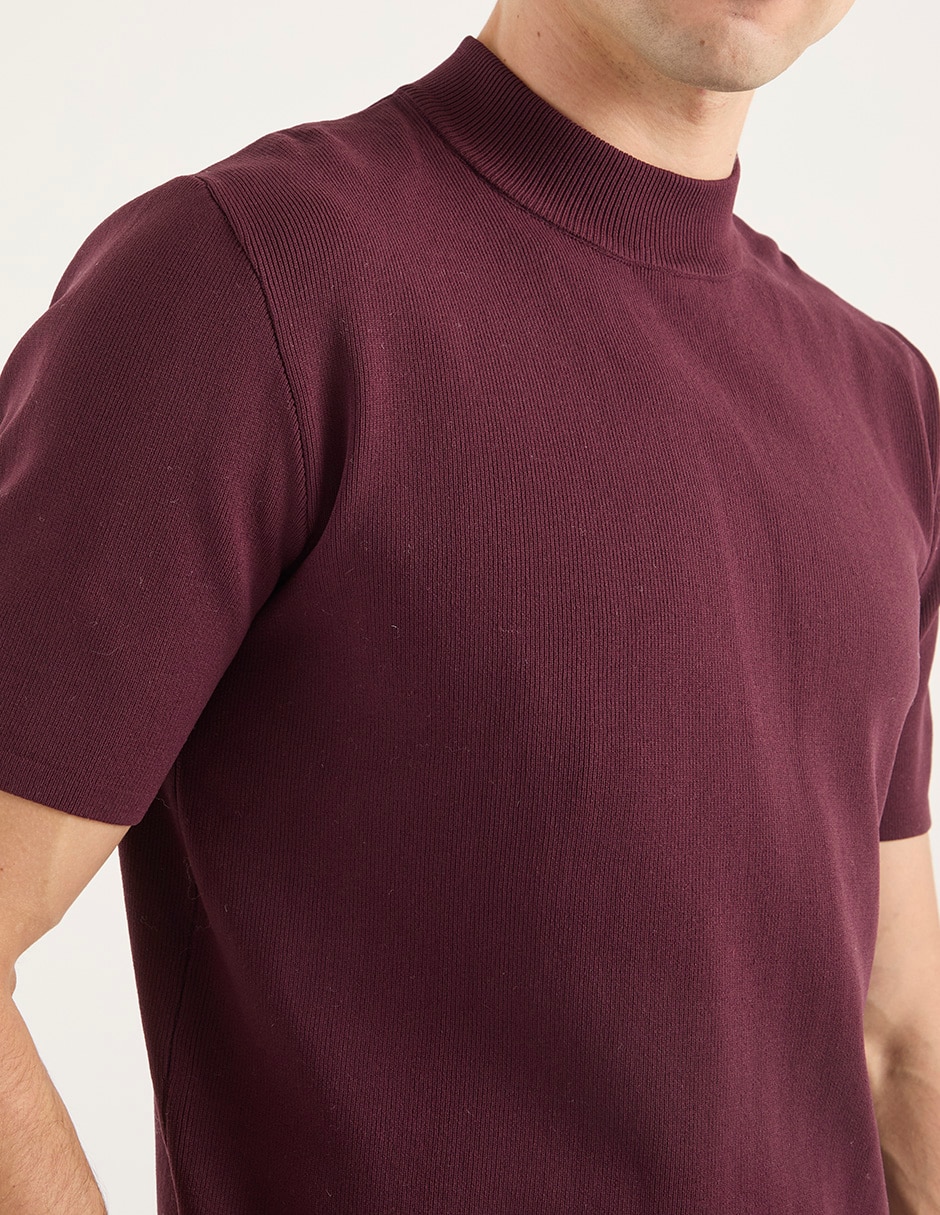 Playera cuello alto para hombre