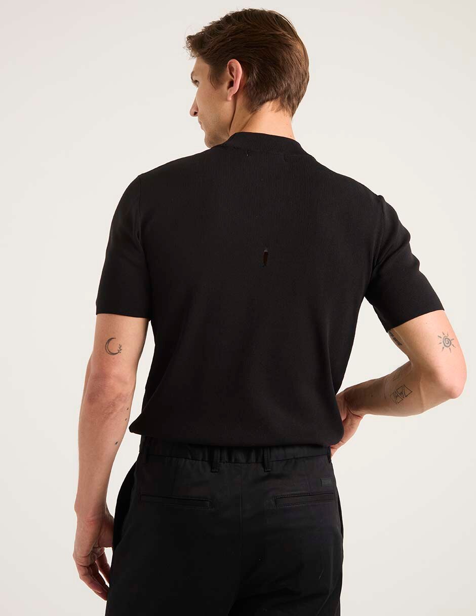 Playera cuello alto para hombre 2