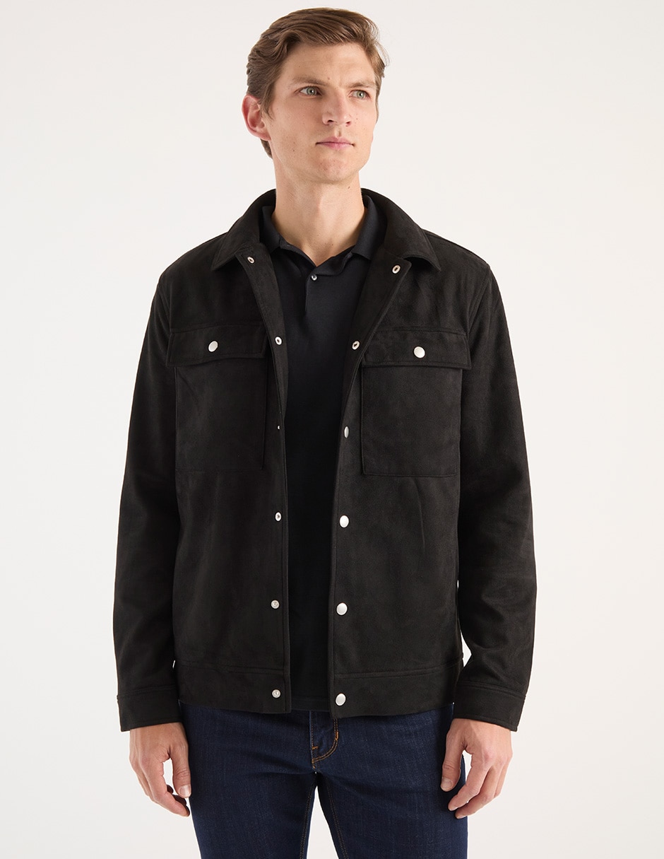 Chamarra casual Contempo con bolsillos para hombre