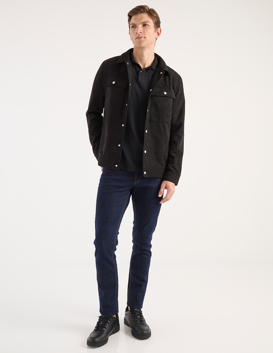 Chamarra casual Contempo con bolsillos para hombre