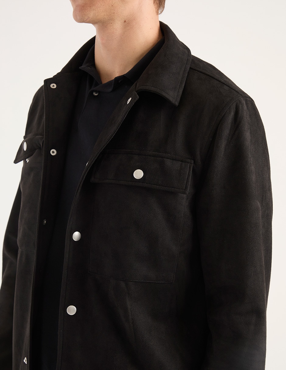 Chamarra casual Contempo con bolsillos para hombre
