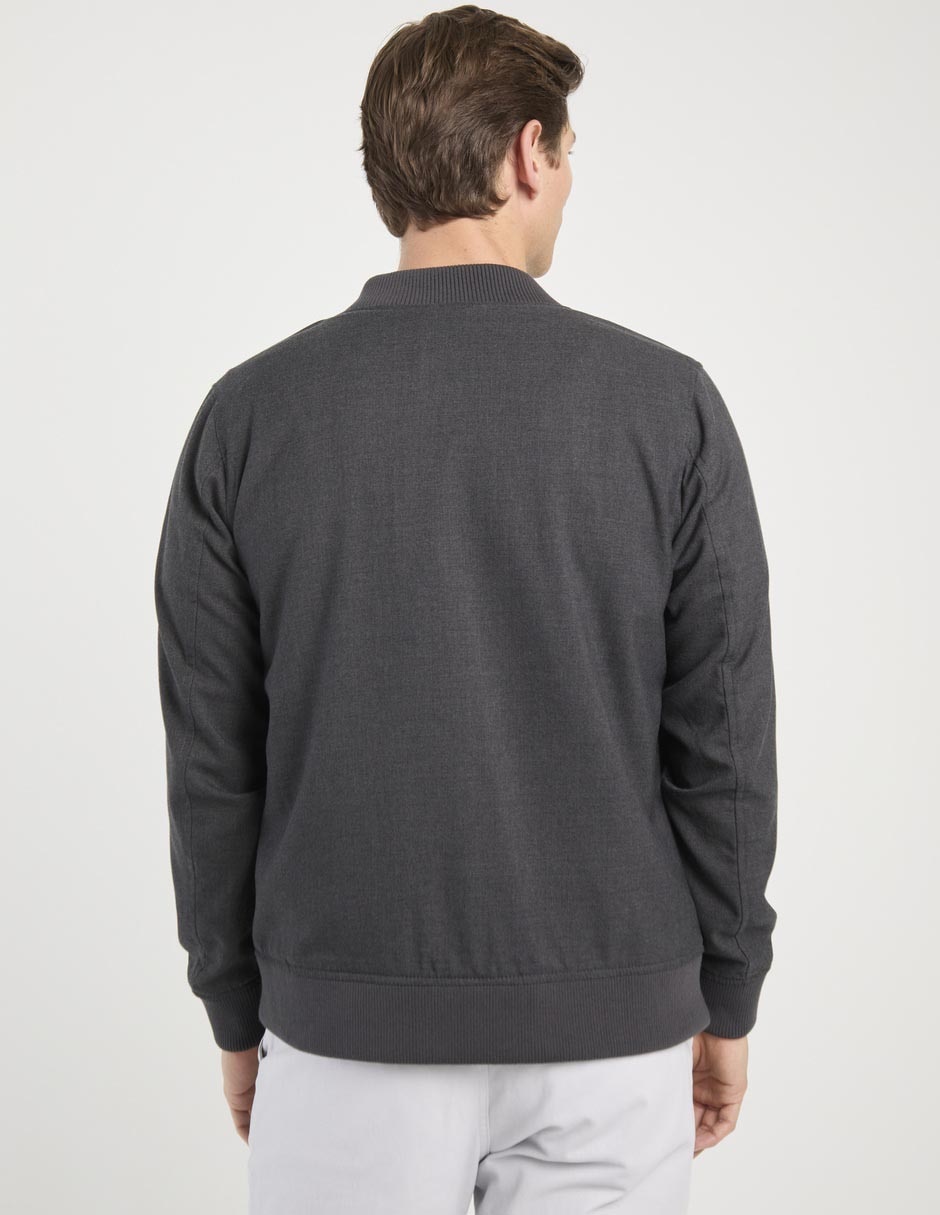 Chamarra bomber con bolsillos para hombre 2