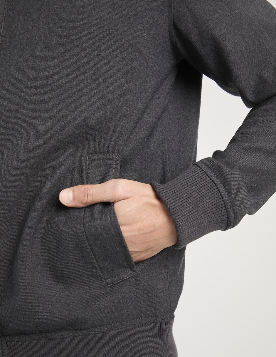 Chamarra bomber con bolsillos para hombre 4