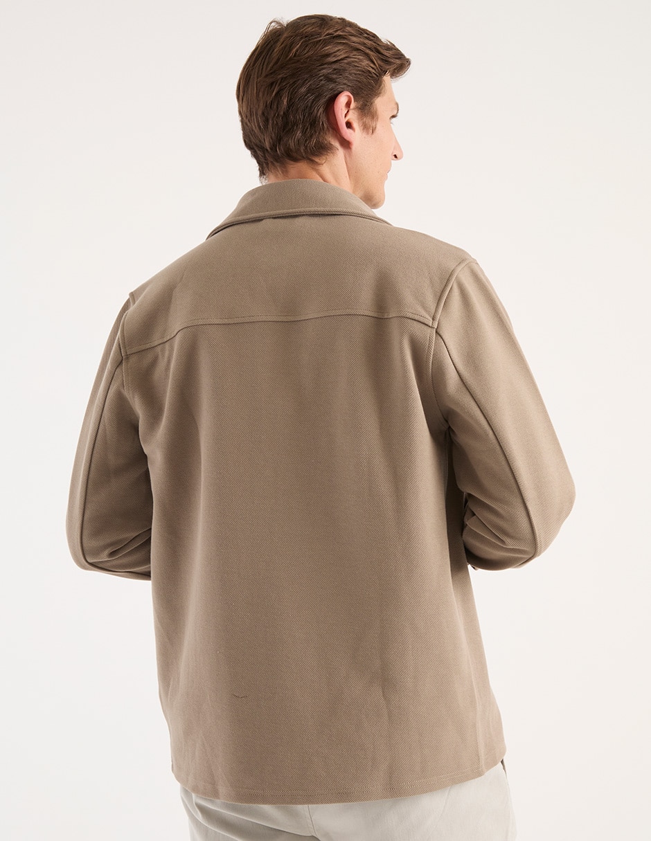 Chamarra casual con bolsillos para hombre 2