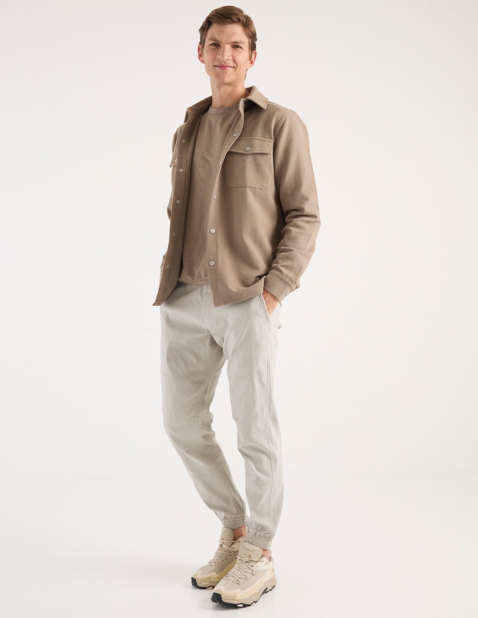 Chamarra casual con bolsillos para hombre 3