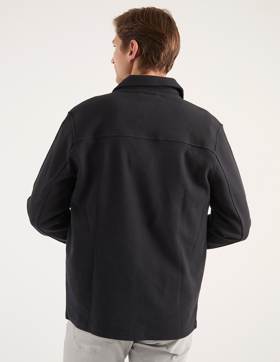Chamarra casual con bolsillos para hombre 4