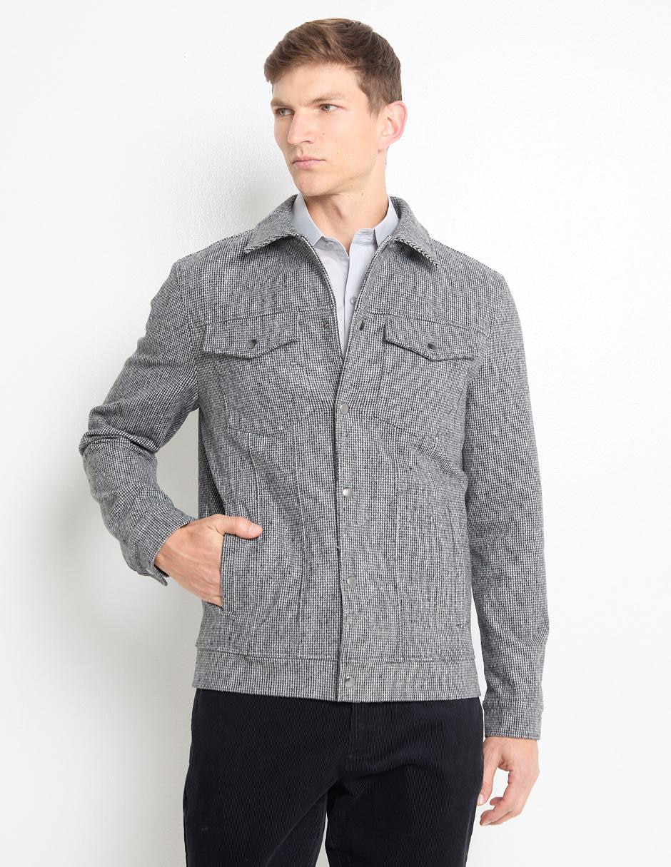 Chamarra casual Contempo con bolsillos para hombre