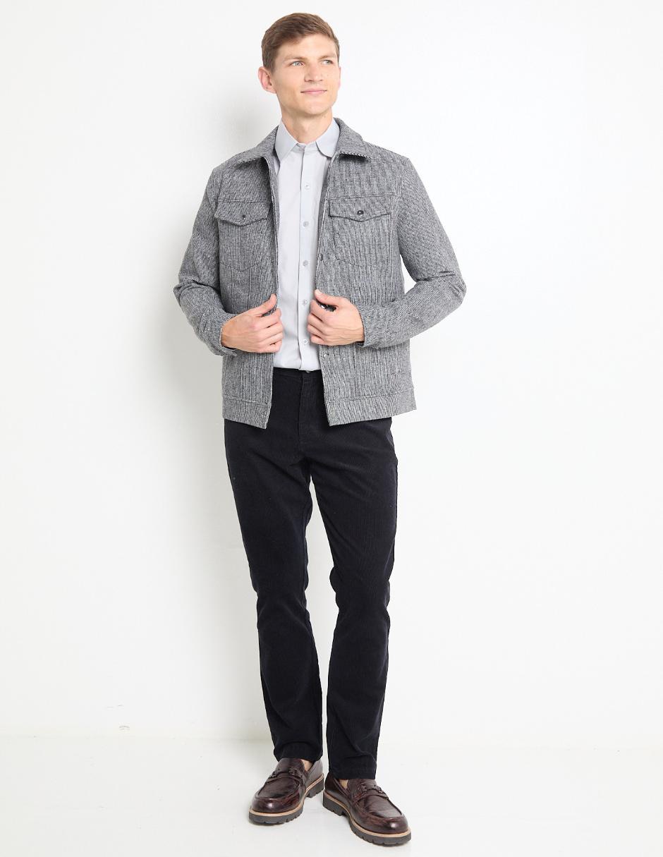 Chamarra casual Contempo con bolsillos para hombre