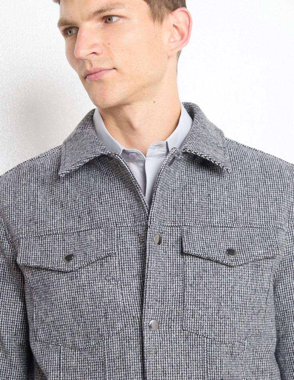 Chamarra casual Contempo con bolsillos para hombre