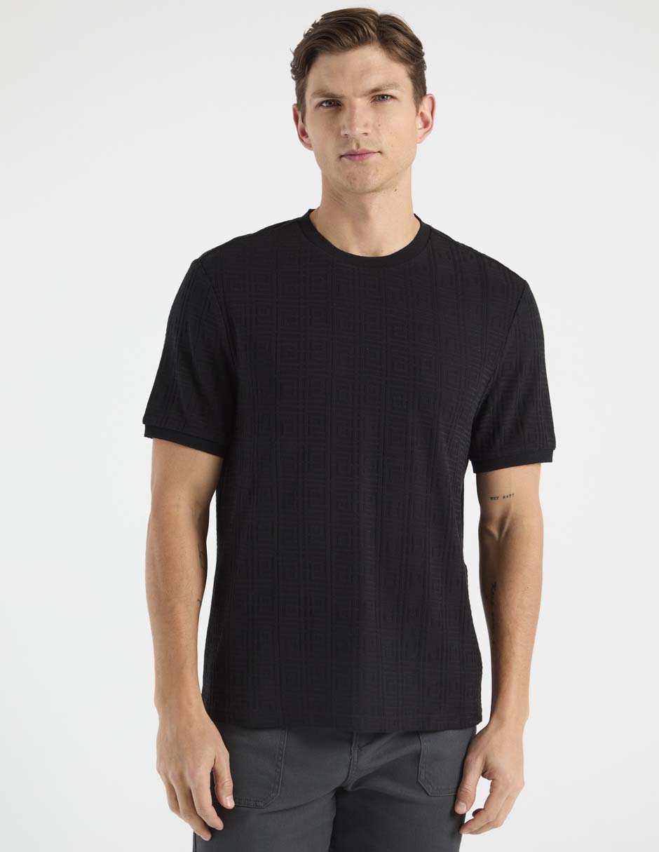 Playera cuello redondo para hombre