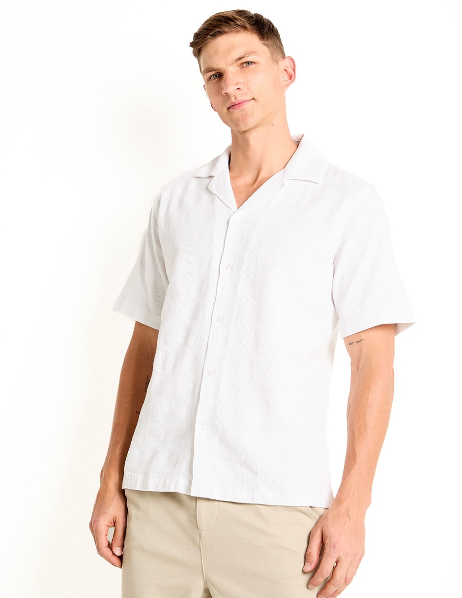 Camisa casual manga corta para hombre Camisa casual manga corta para hombre