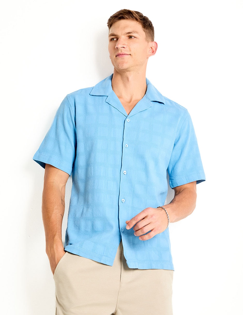 Camisa casual manga corta para hombre Camisa casual manga corta para hombre