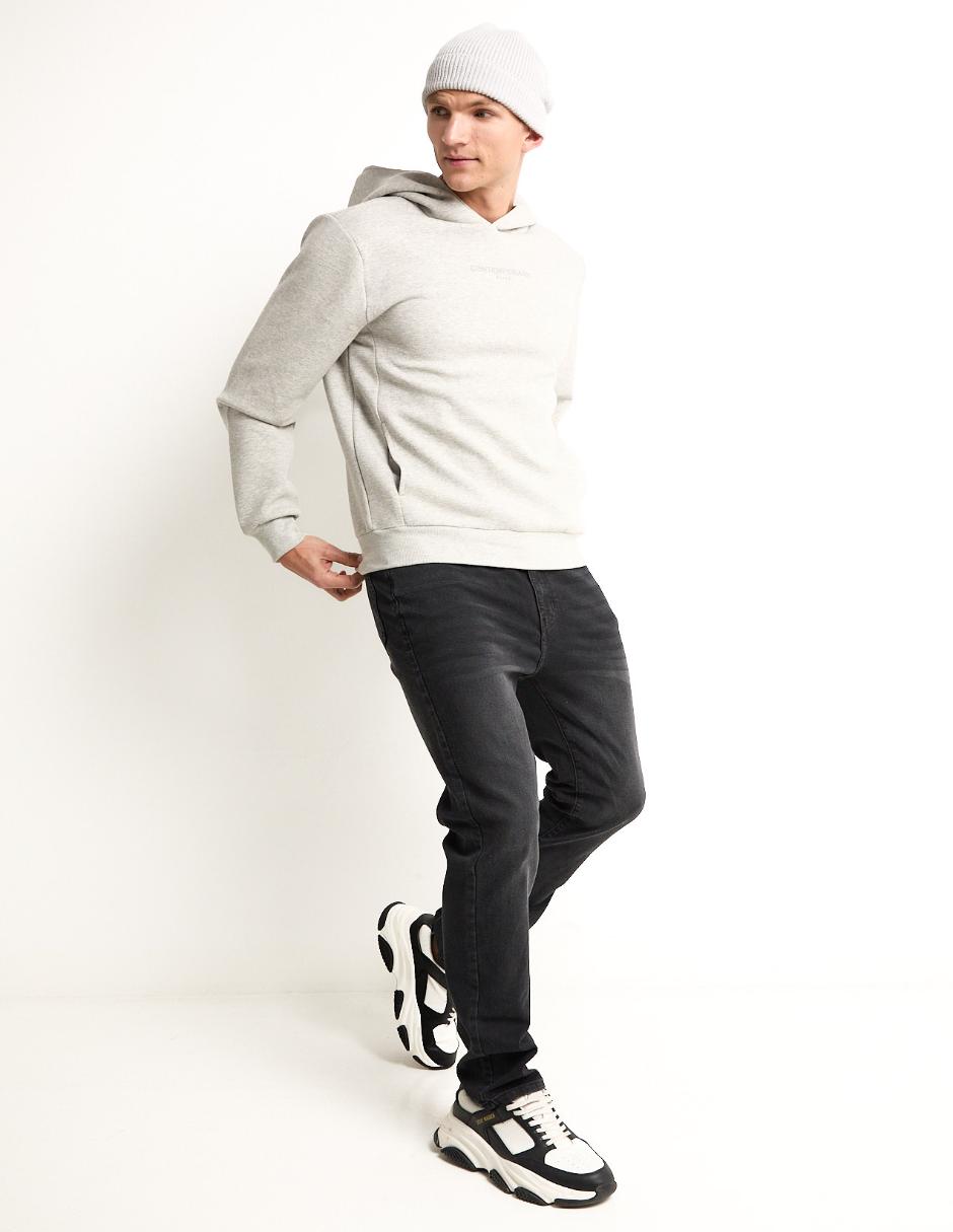 Jeans slim lavado deslavado para hombre 3