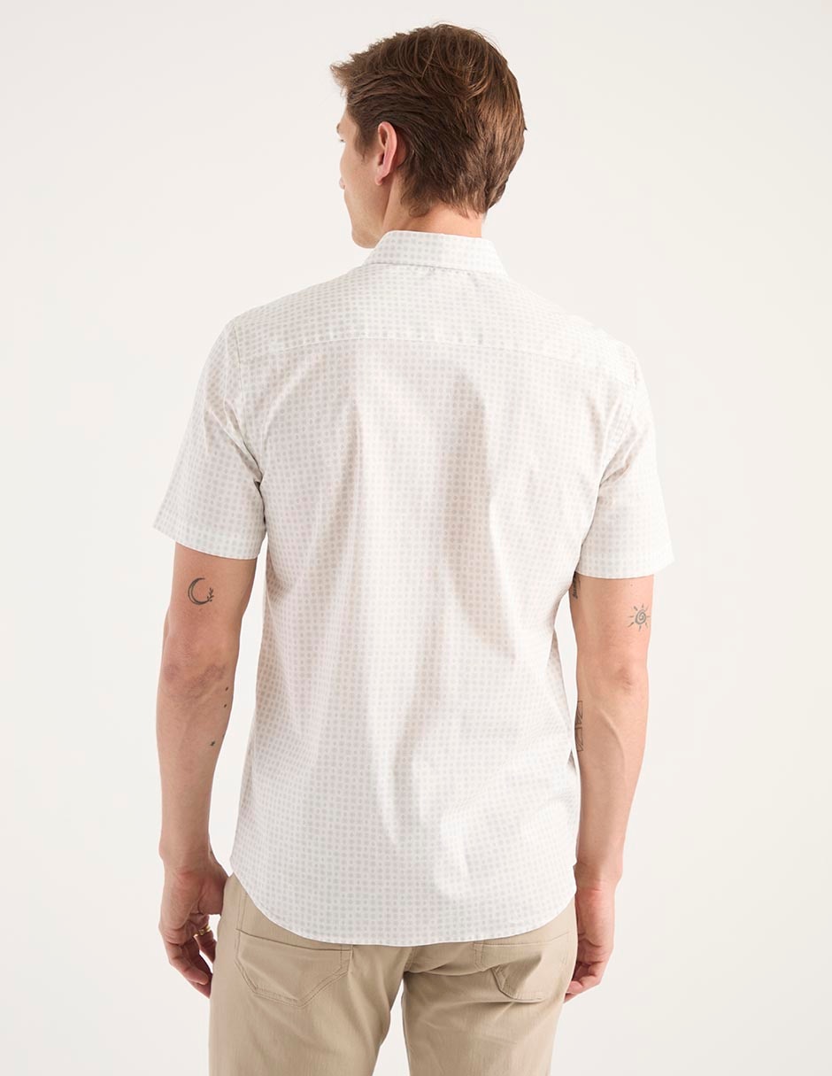 Camisa casual manga corta para hombre
