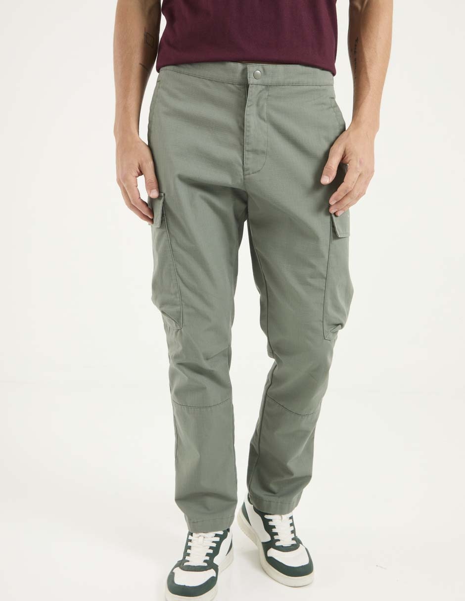 Pantalón casual cargo straight para hombre 1