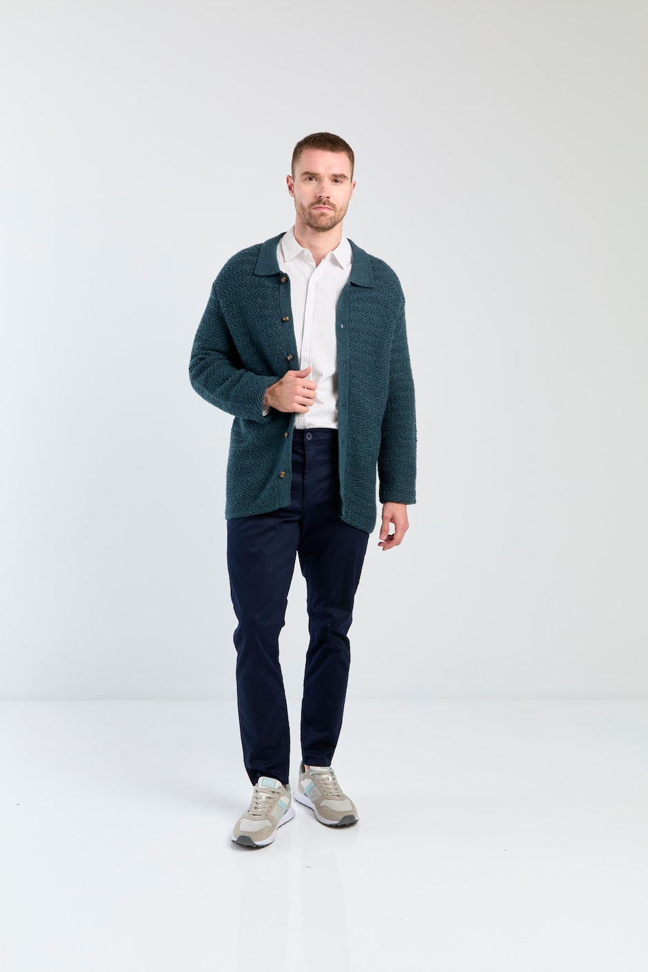 Pantalón business casual straight contempo para hombre