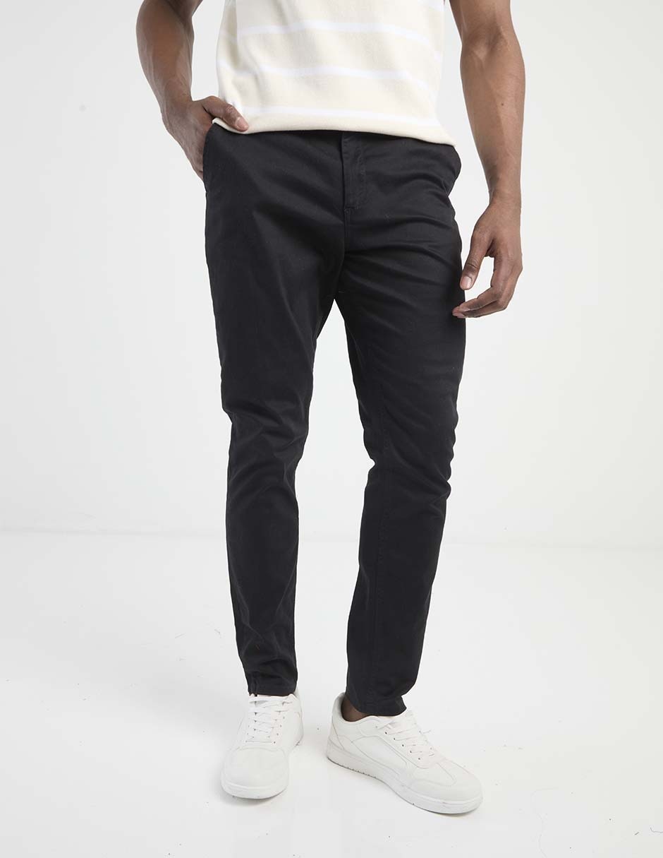 Pantalón chino slim de algodón para hombre Pantalón chino slim de algodón para hombre