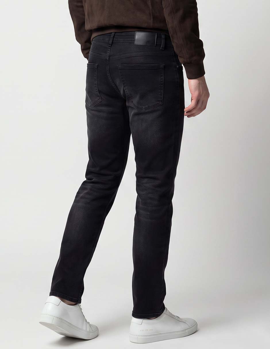 Jeans slim lavado obscuro para hombre 2
