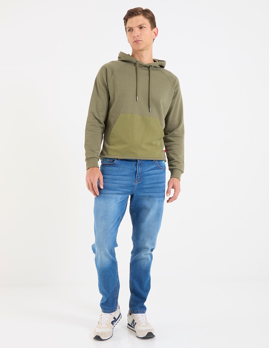 Jeans slim deslavado para hombre 3