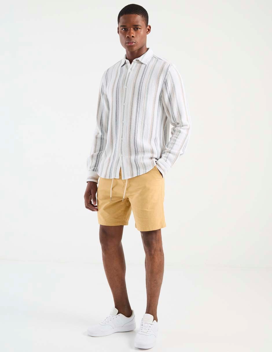 Bermuda Contempo de algodón para hombre