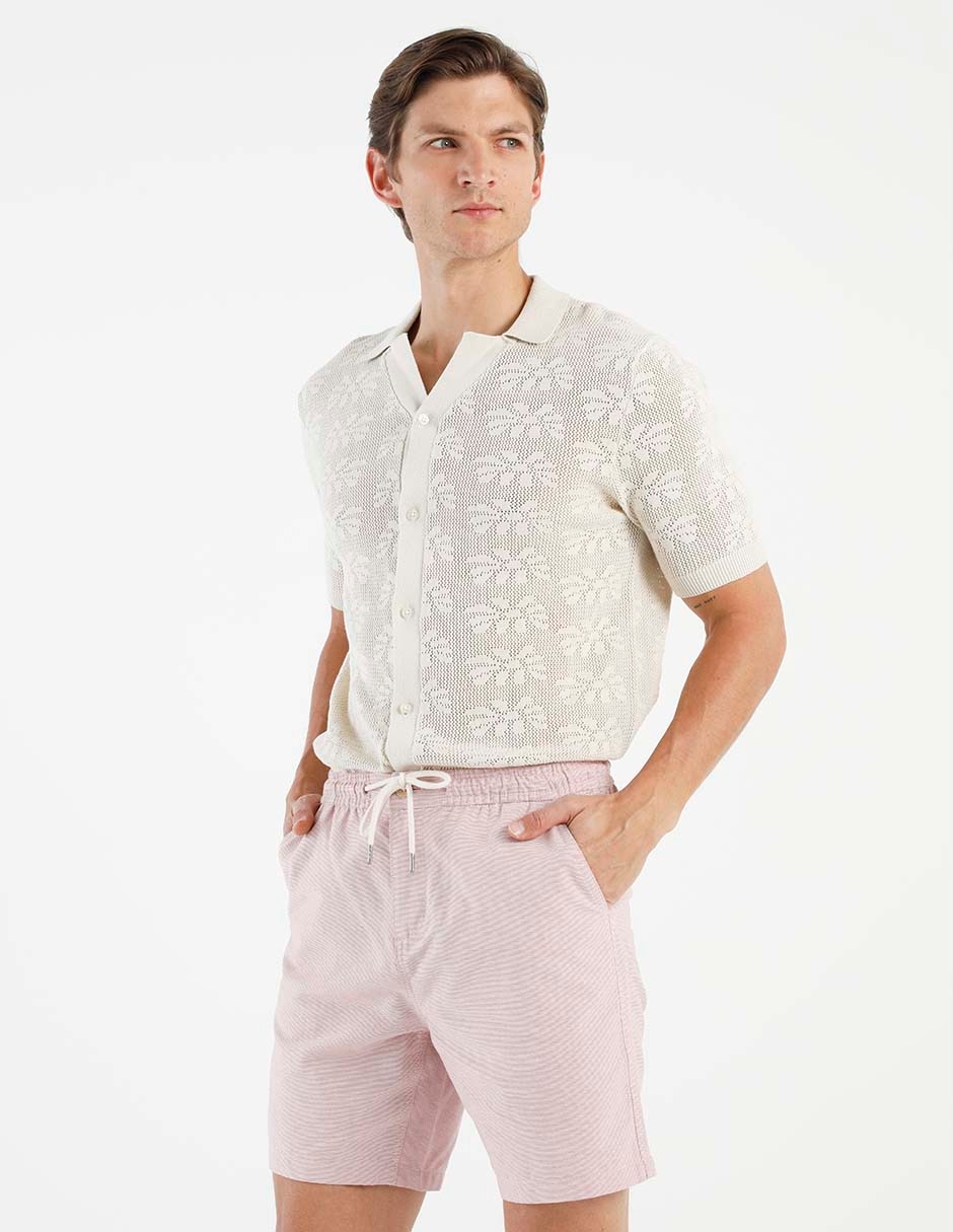 Bermuda de algodón para hombre