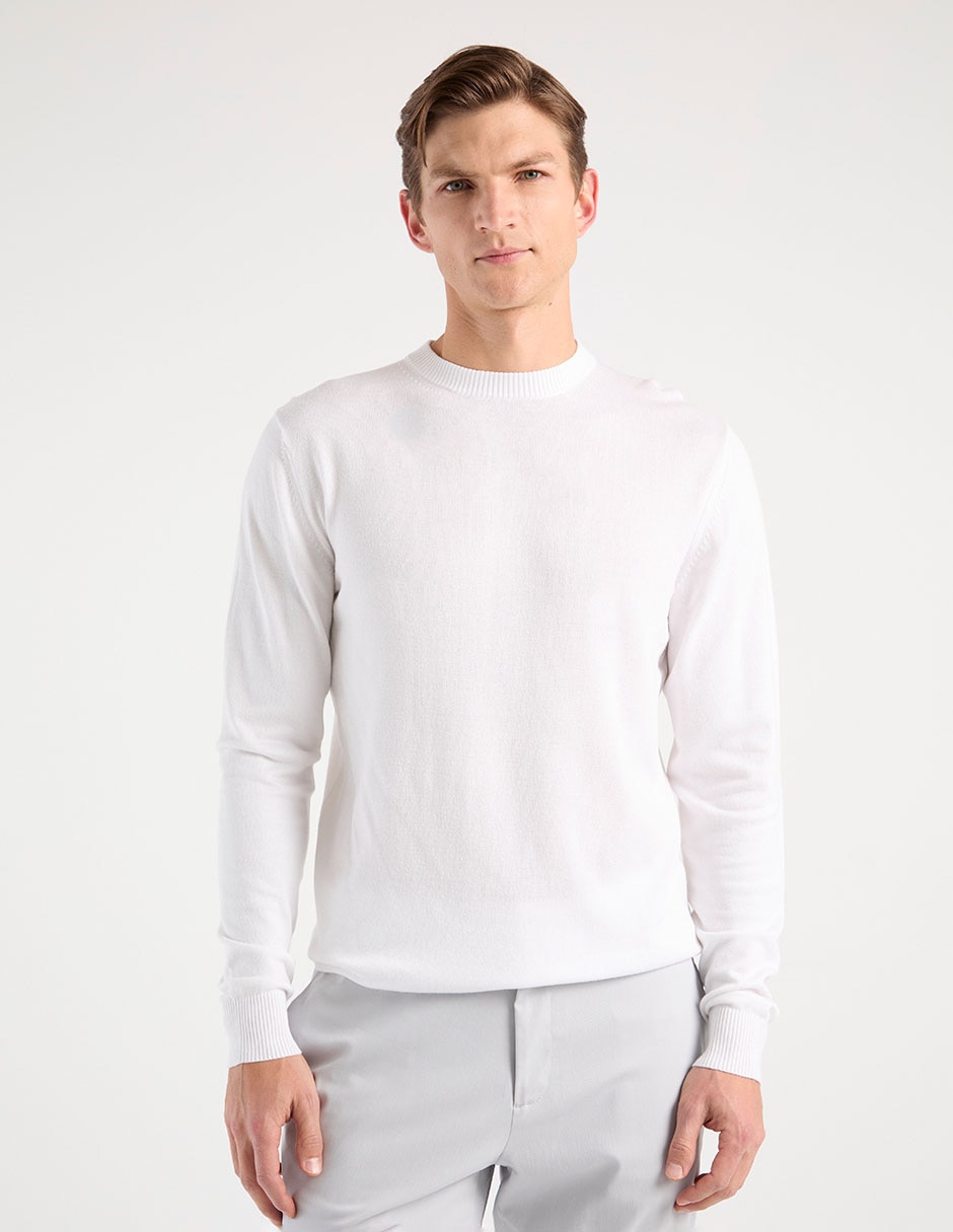 Suéter cuello redondo para hombre Suéter cuello redondo para hombre