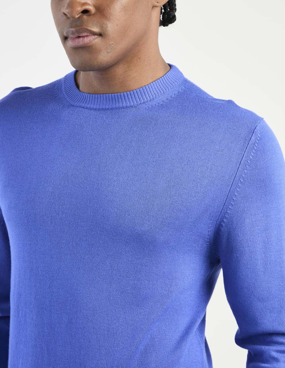 Suéter cuello redondo para hombre 2